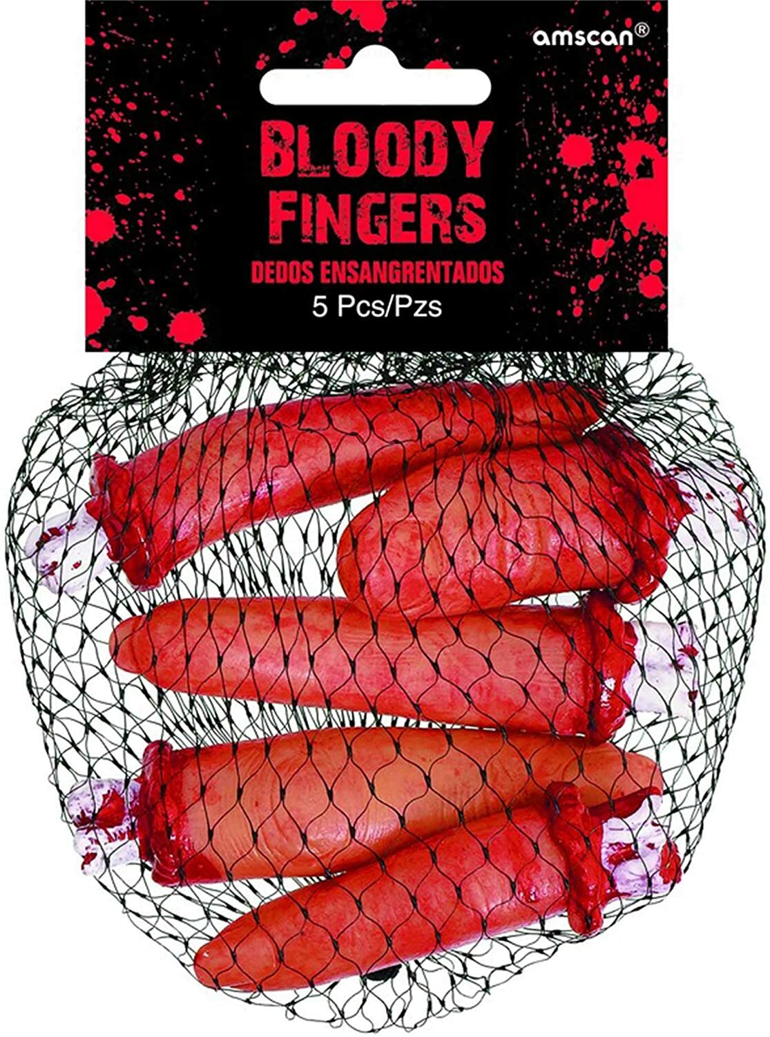 Realistic Life Size Bloody SEVERED FINGERS Body Parts Halloween Prop Decorations