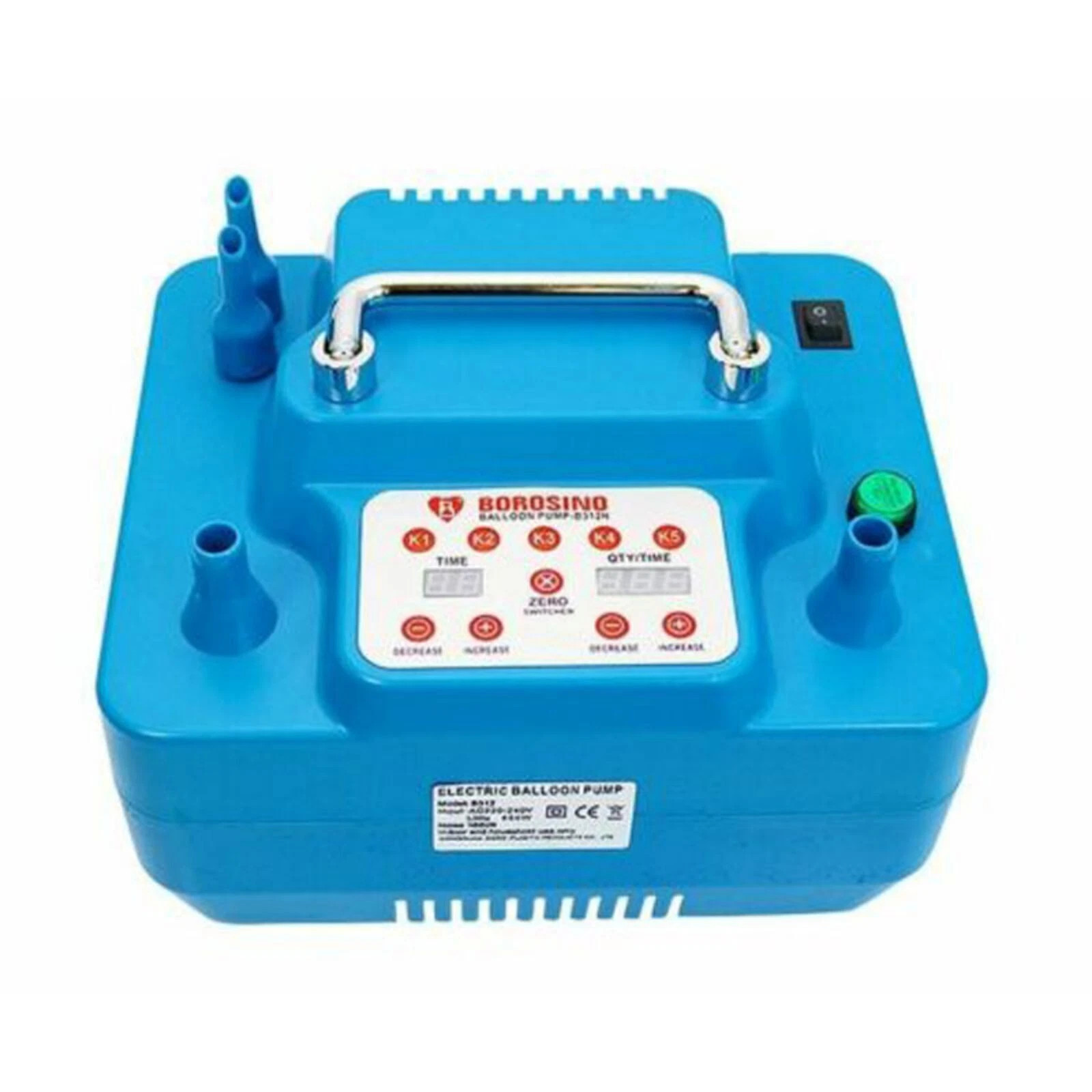 220V 110VElectric Balloon Pump 800W With Timer Dual Holes Professional Inflator