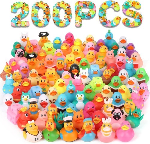 Rubber Ducks in Bulk, Assortment Duckies for Jeep Ducking Floater Duck Bath Toys