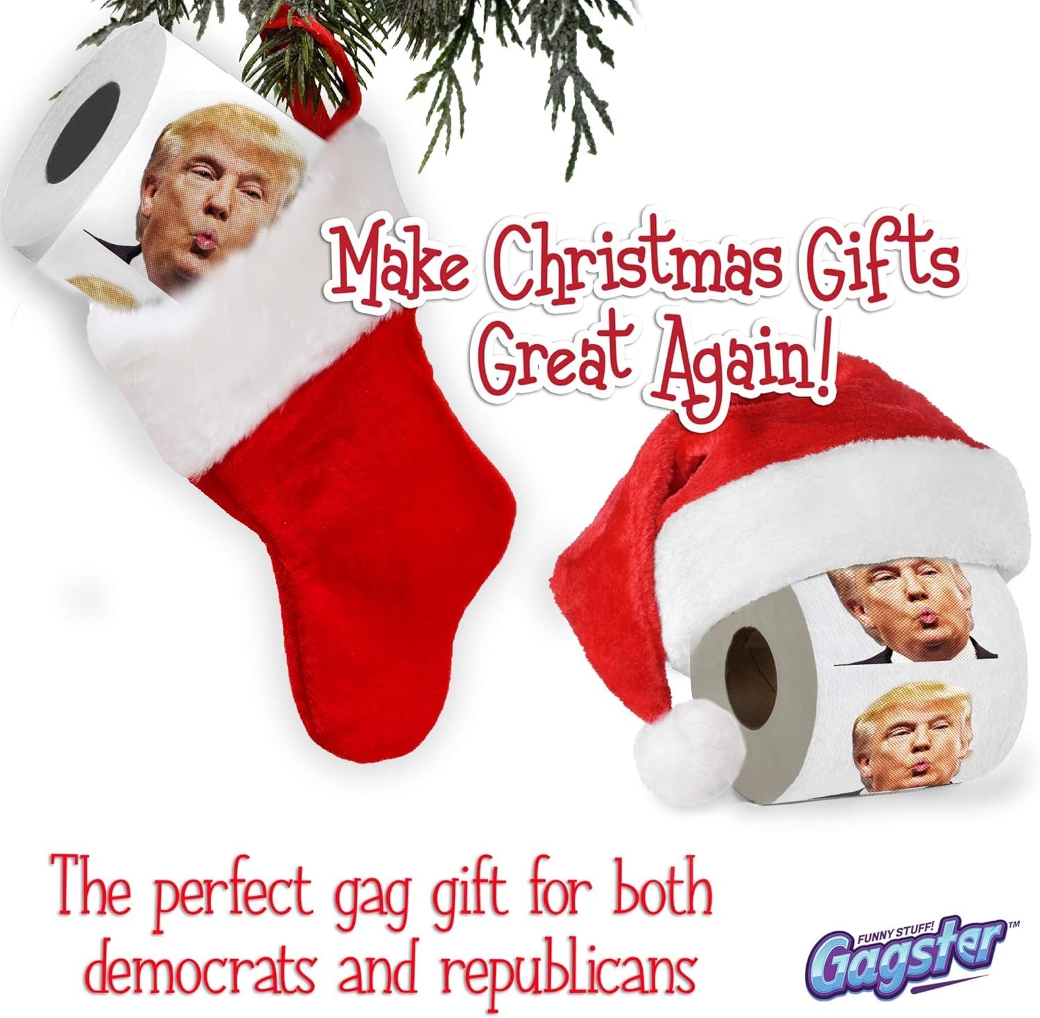 Unique Political Toilet Paper with 200 Sheets, Perfect for Election Season Fun