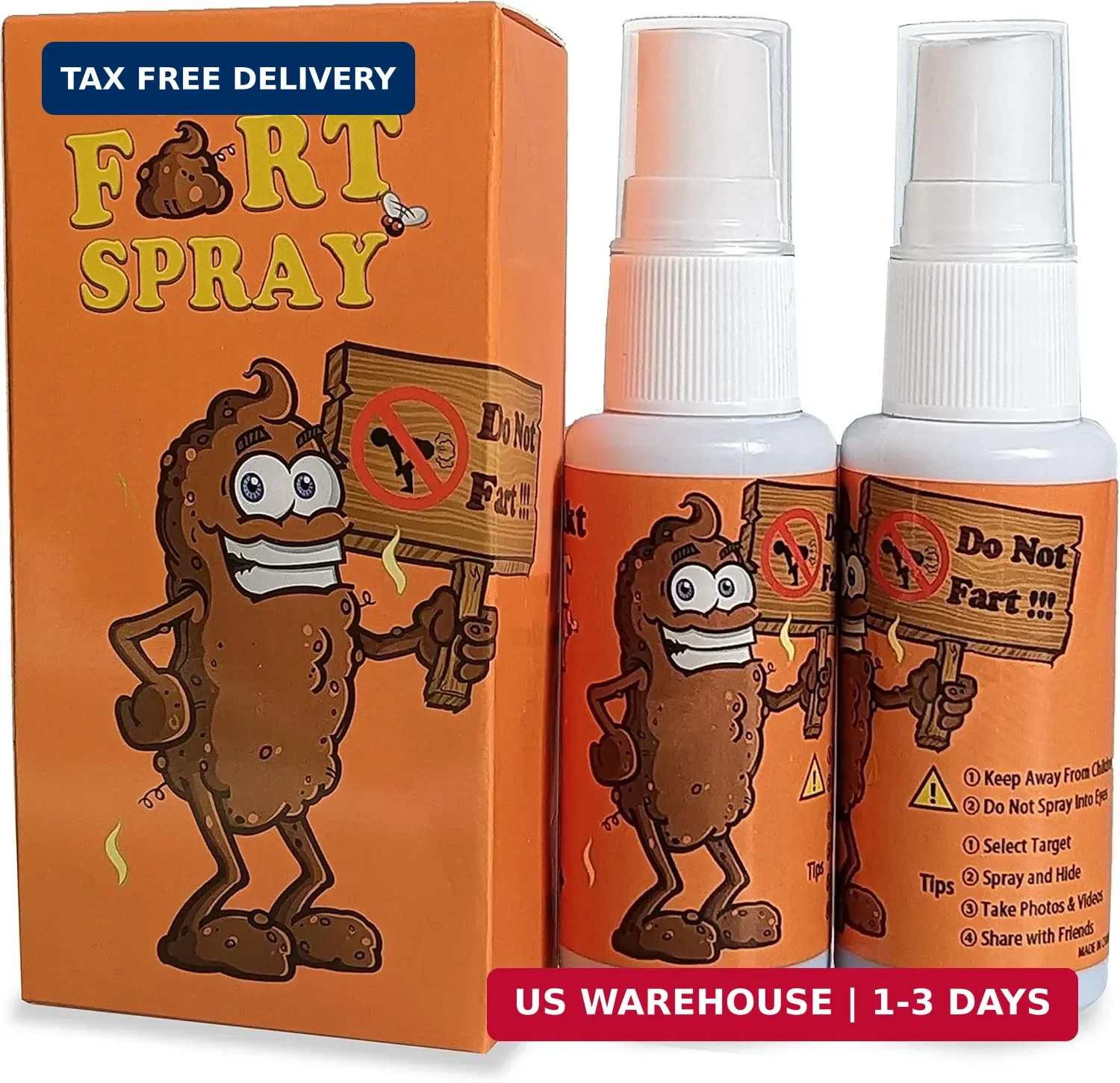 2 Pack Extra Strong Fart Spray – Hilarious Stink Bomb Gag Toy for Pranks & Fun