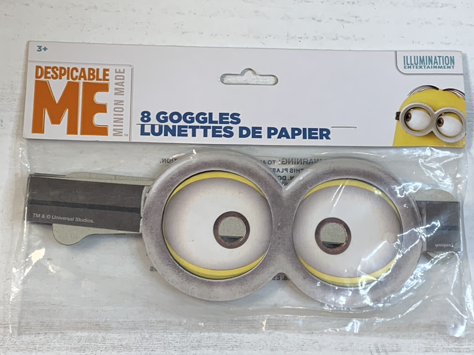 DESPICABLE ME MINIONS Party Favors! Loot Bags, Goggles, Stickers, Tattoos NEW