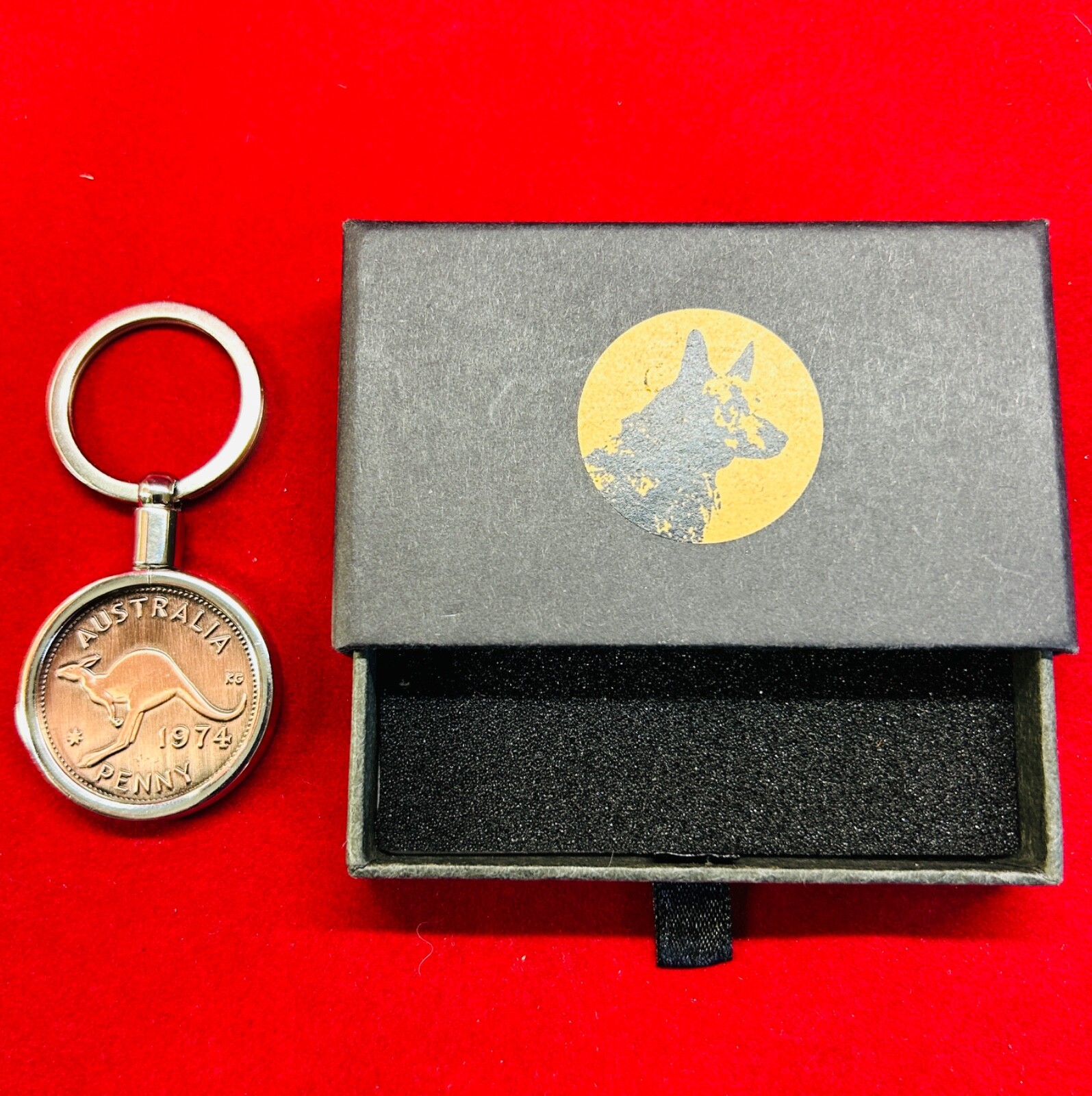 60th Wedding Anniversary Gift Present 1965 Australian Penny Keyring keyring
