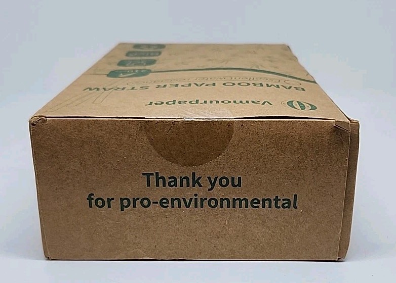 Ibambo Bamboo Disposable Straws – 250 Pack, Single Wrapped Compostable Straws