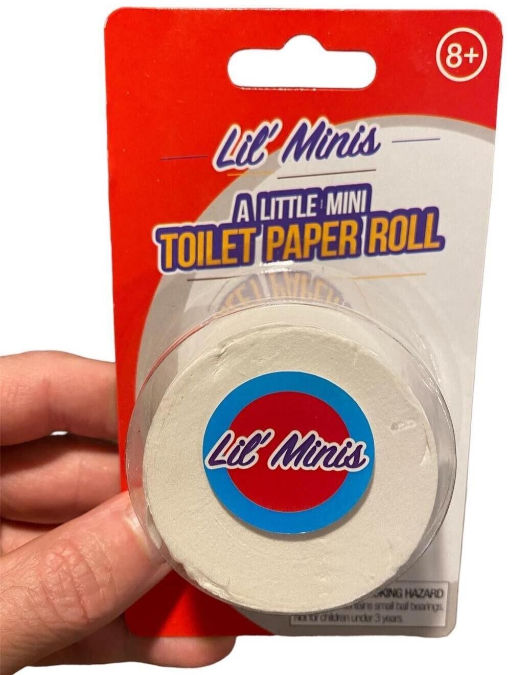 MINI TINY Toilet Paper Roll – Funny Novelty GaG Bathroom Party Evil Joke