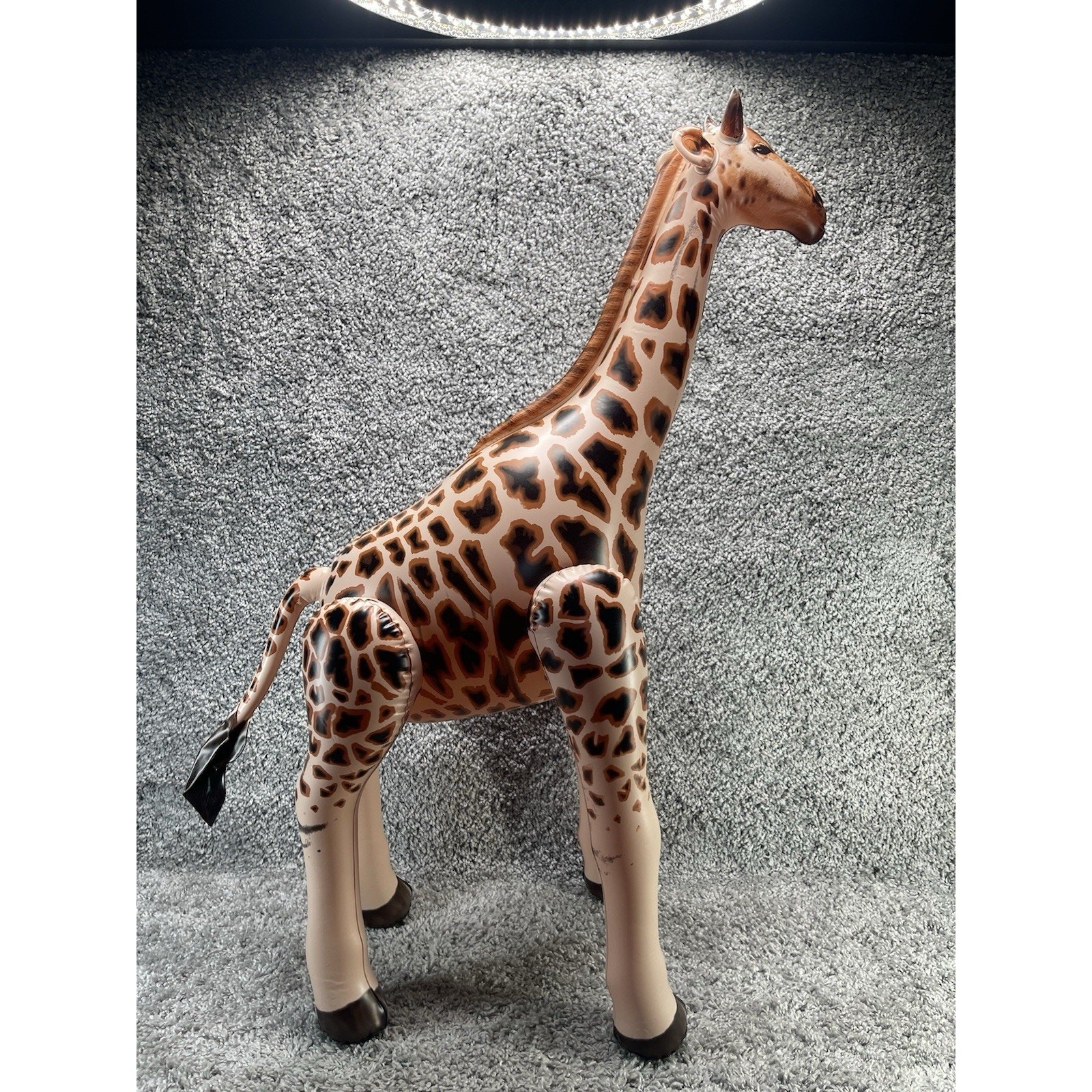 Realistic Inflatable Giraffe Jungle Animal Wildlife Safari Toy Party Decoration