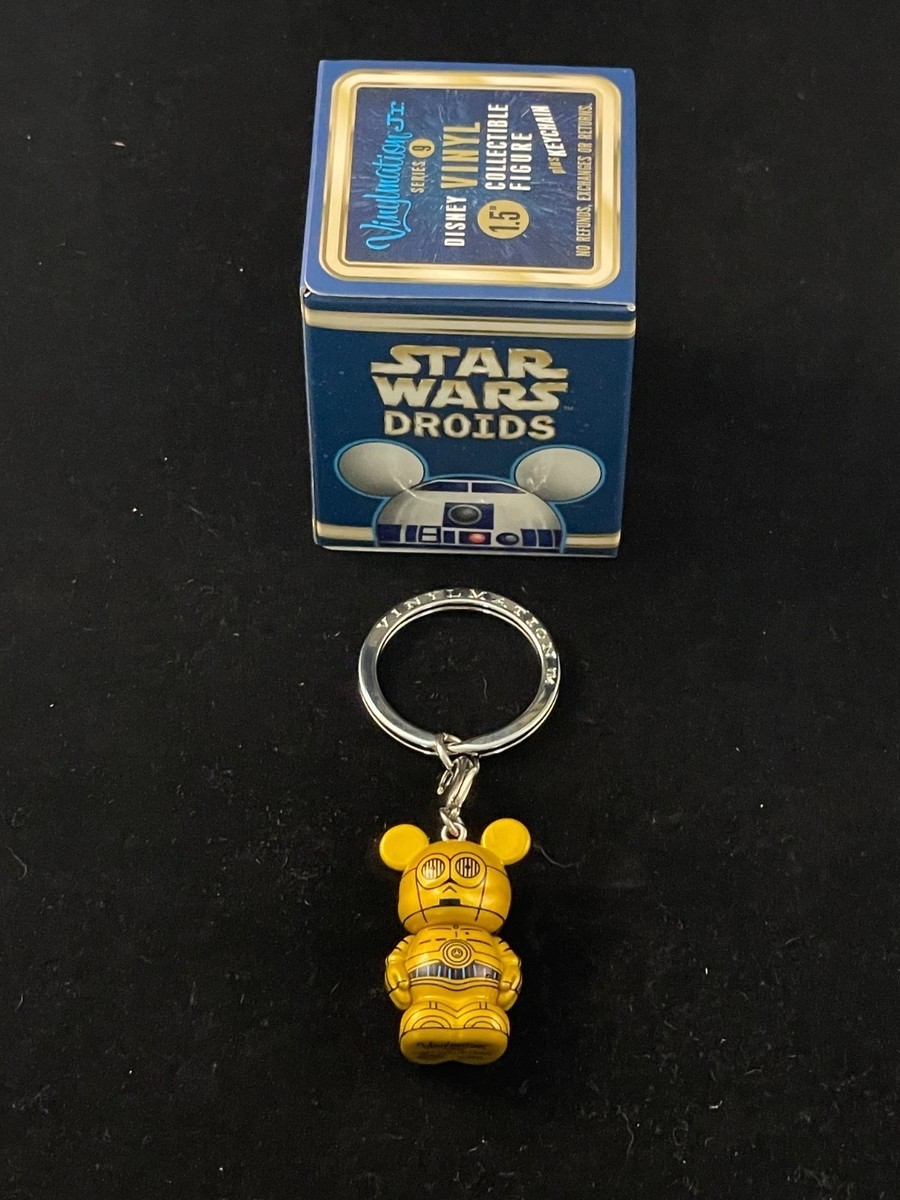 4x Disney Park Authentic Party Favors Star Wars Droid Toy+Keychain Sealed Mickey