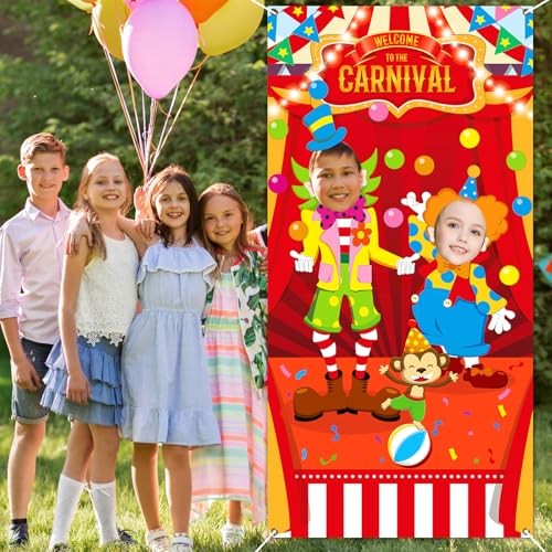 Carnival Circus Party Decorations Carnival Photo Booth Props Circus Theme
