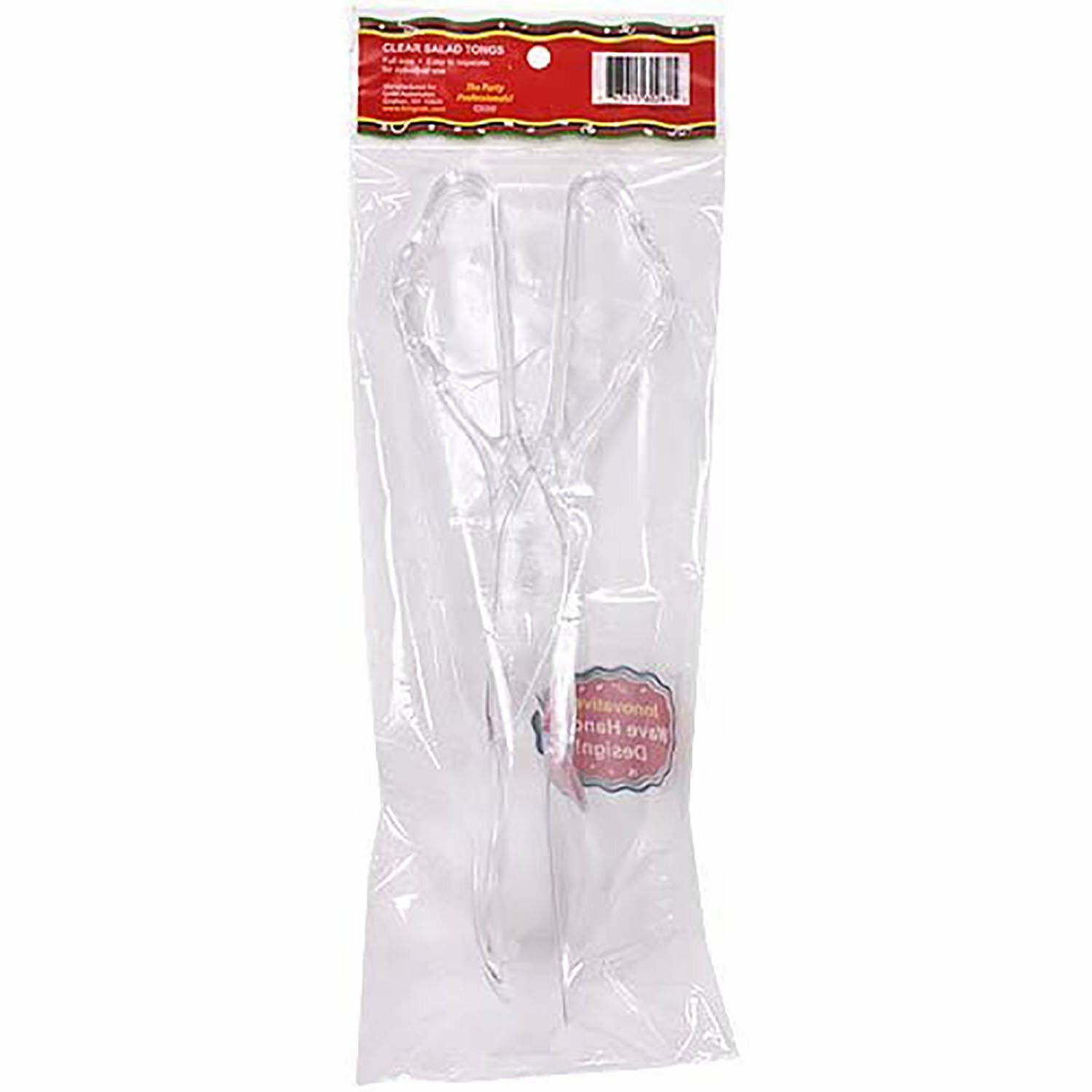 Disposable Clear Plastic Serving Salad Tongs 10″ Serving Utensil Reusable 1-5 Pc