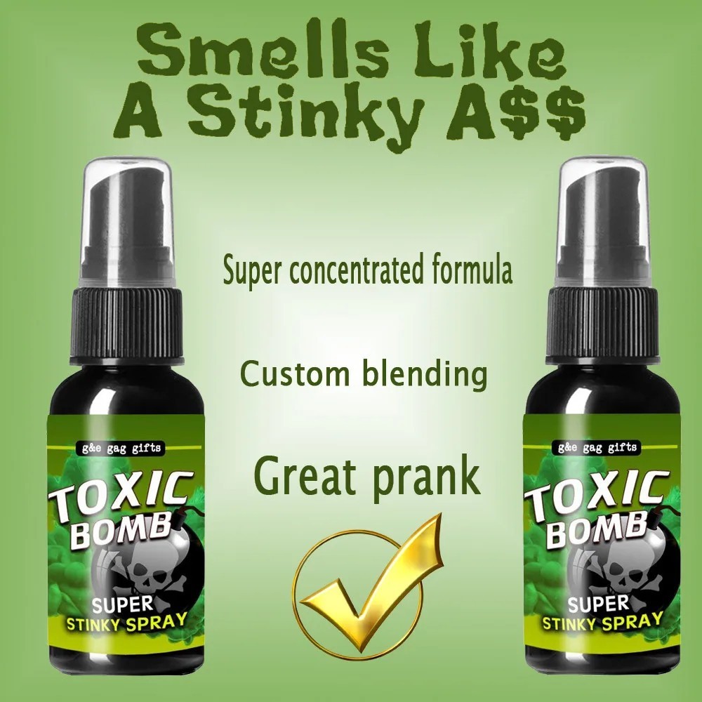 Liquid Fart Spray Stink Bomb Smelly Stinky Ass Toxic Bomb Crap Gag Prank Joke