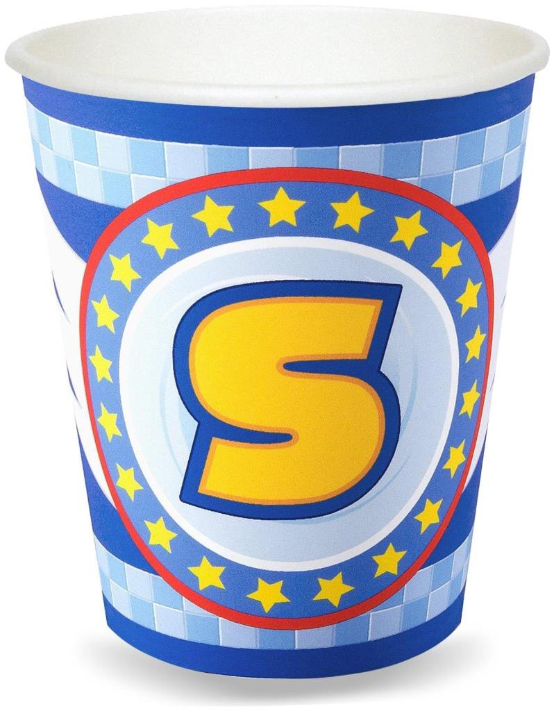 Sonic the Hedgehog Paper Cups Birthday Party Tableware 9 oz Hot Cold Drinks 8 Ct