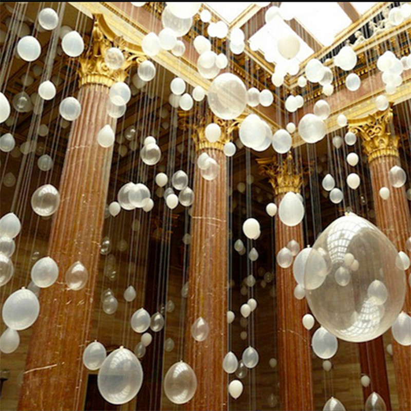DIY 7″ 12″ 36″ Clear Latex Balloons Confetti Ballon Party Supplies Baby Shower