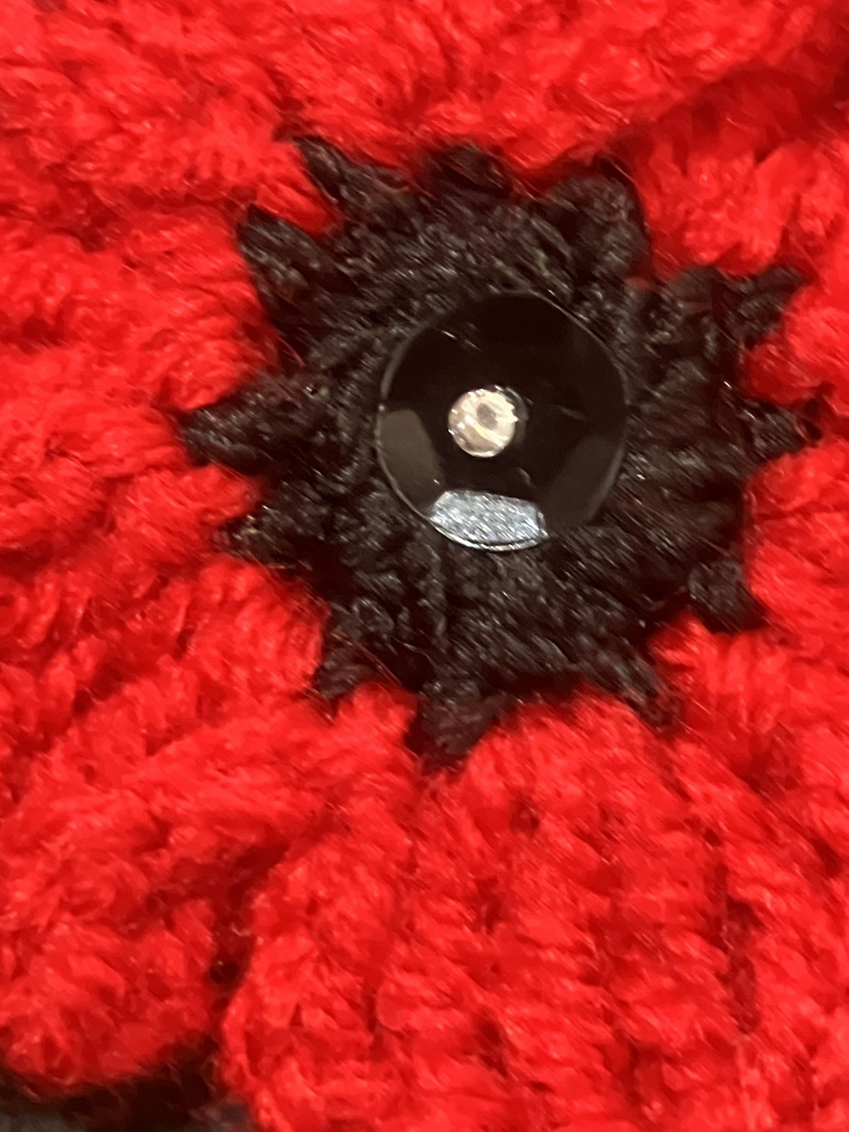 🌺PRETTY Hand Crochet Flowers Poppy Bunting Window Camper Gift