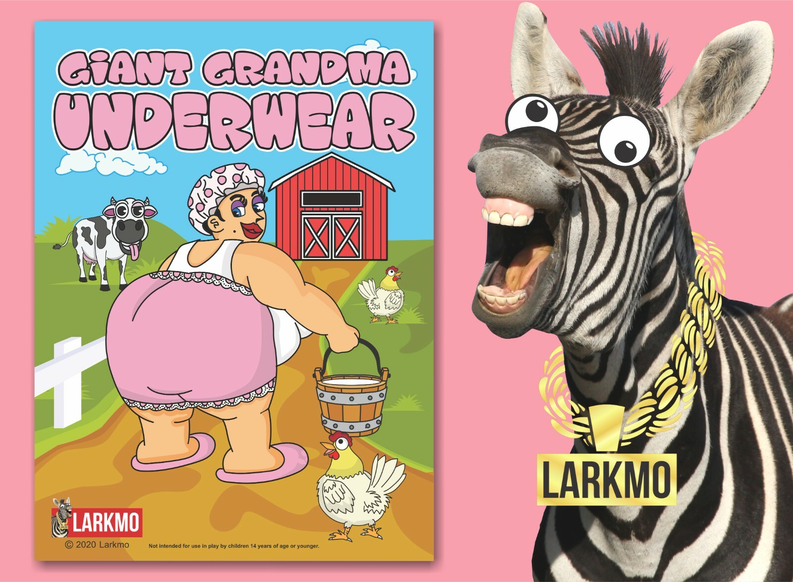 Giant Grand Mama Undies, Big Momma Undies, Funny Joke Gag Gift Novelty Underwear