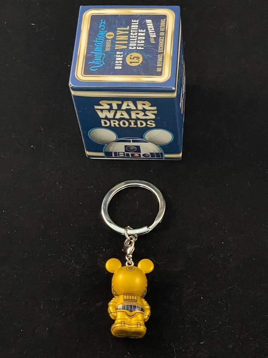 4x Disney Park Authentic Party Favors Star Wars Droid Toy+Keychain Sealed Mickey
