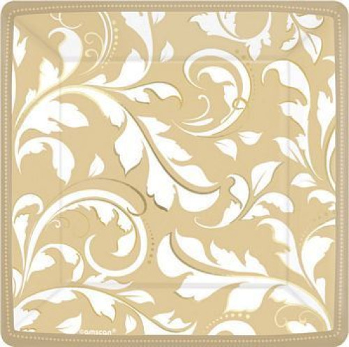 Elegant Scroll Anniversary Tableware