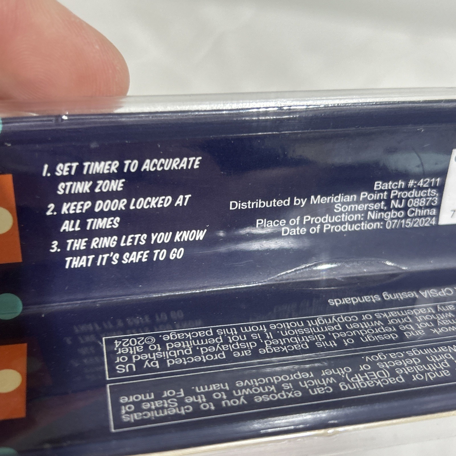 Game Parlor Courtesy Toilet Timer Gag Gift, NIP