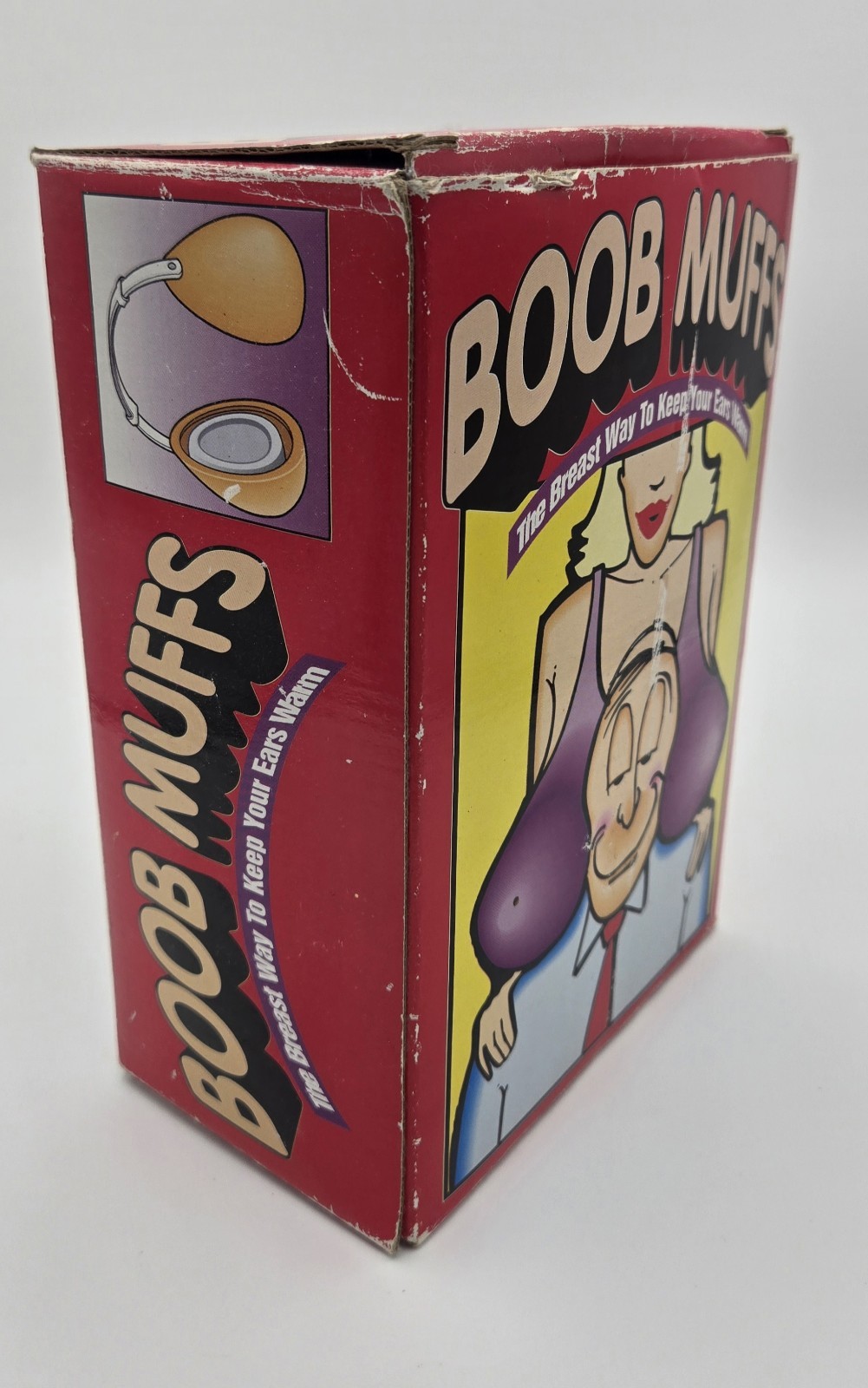 Boob Ear Muffs Humourous Gag Gift 1994 Adult Humor Funny