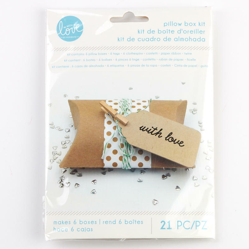 Factory Direct Craft Polka Dot Pillow Gift Box Kit | Set of 6