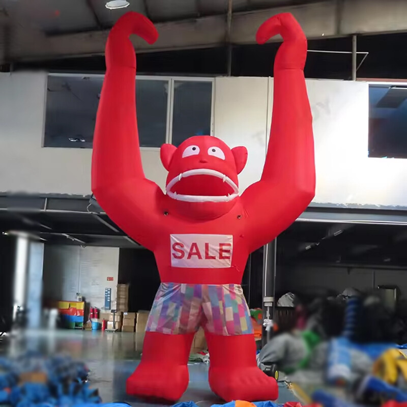 26ft Giant Inflatable Gorilla Fireworks Rocket Fire Arrow Replica Huge Cartoon