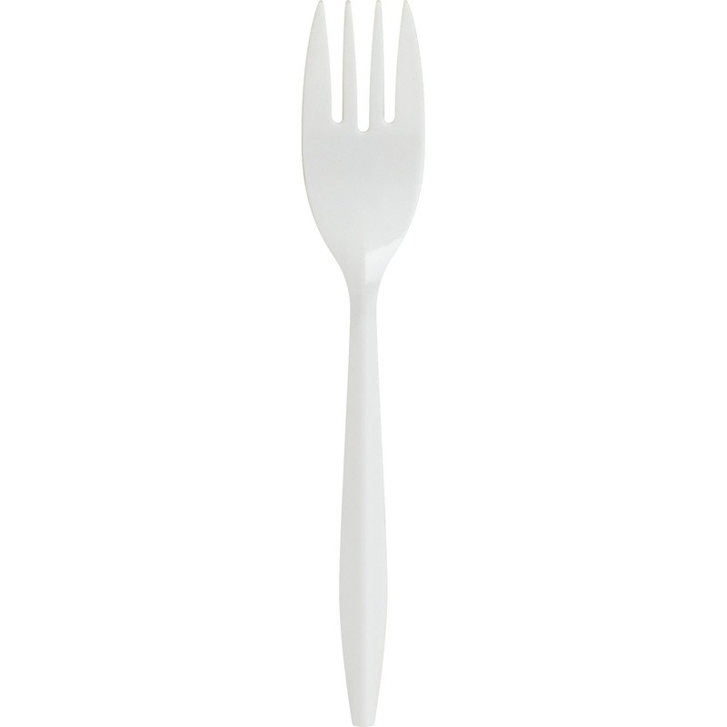 Medium-weight Disposable Forks 1000 Count Sturdy Polypropylene Cutlery Events US