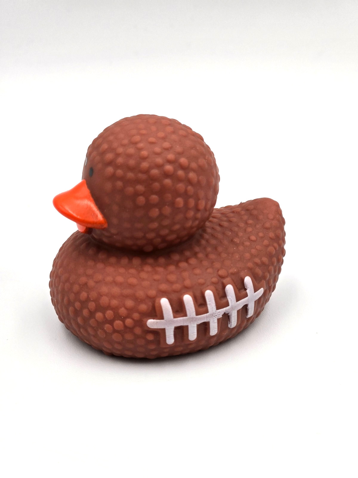 Football Rubber Duck, 1.75 Inches, Pigskin Football Theme Duck, Jeep Ducking