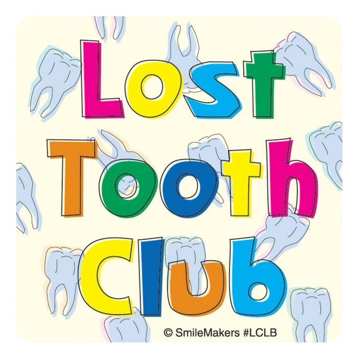 Lost Tooth Stickers x 10 Dentist Supplies & Dentist Giveaway Tooth Fairy Reward