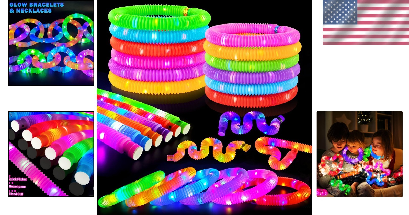 Vibrant Glow Stick Party Supplies – 24 PCS Glow Accessories for Any Occasion
