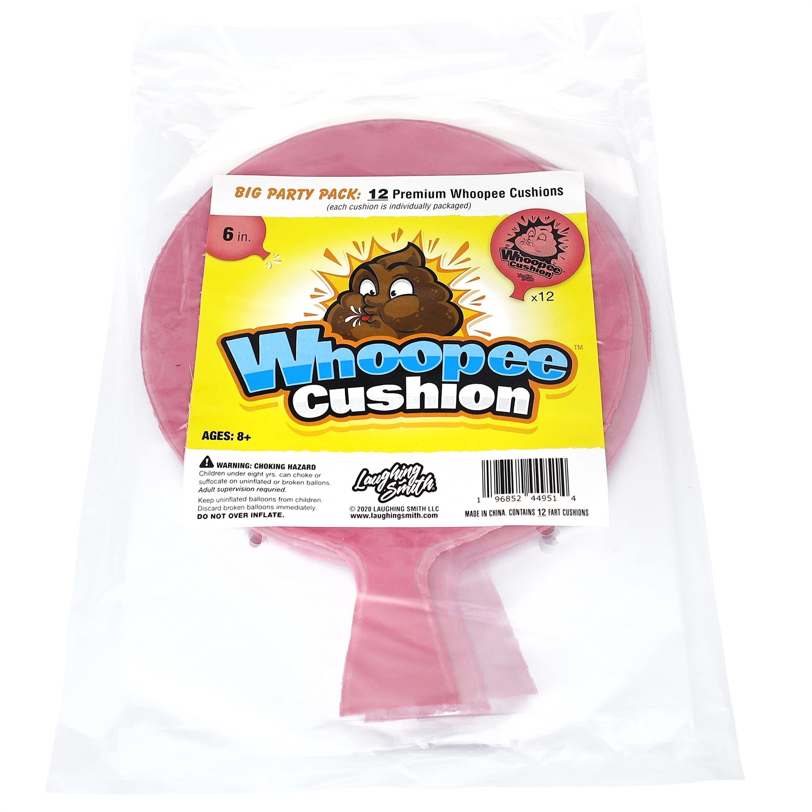 Laughing Smith – Whoopie Cushion Big Party Pack (12) – Whoopee Cushion Dozen …