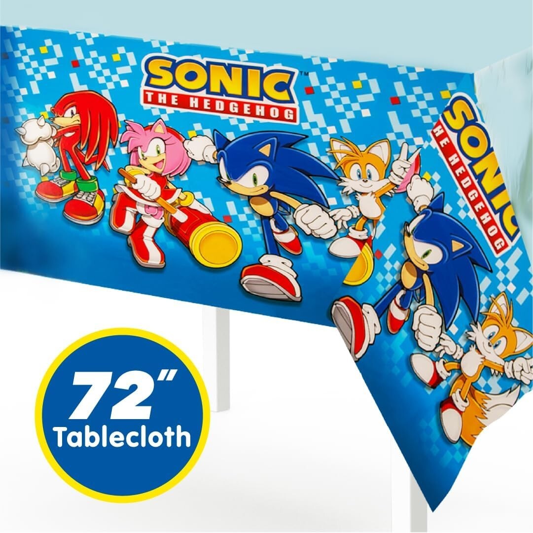 Sonic The Hedgehog Kids Party Theme in a Box Kit 137pcs Balloons Decorations