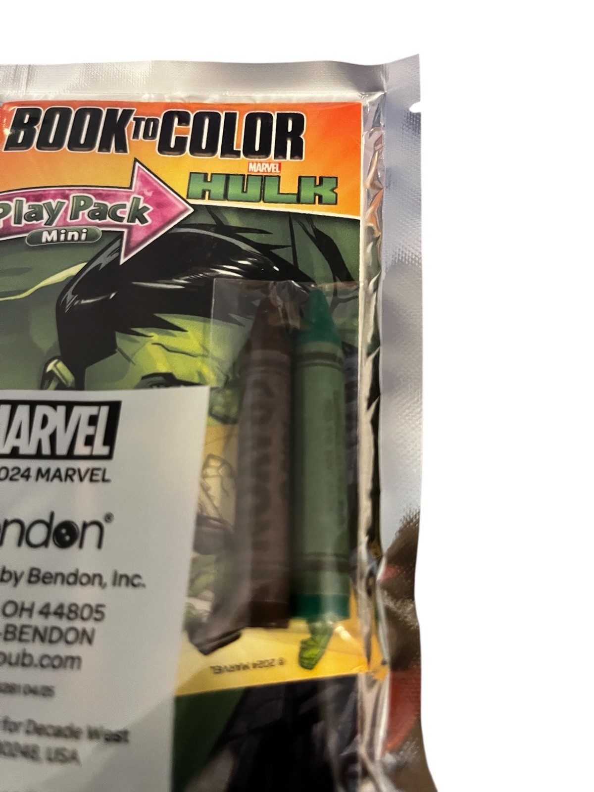 Hulk Coloring Books Mini Birthday Party Goodie Bag Idea Avengers Kids Party 12ct