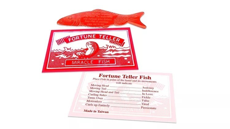 Fortune Teller Miracle Fish – Set of Three Fish – Red Fish Tells Future!