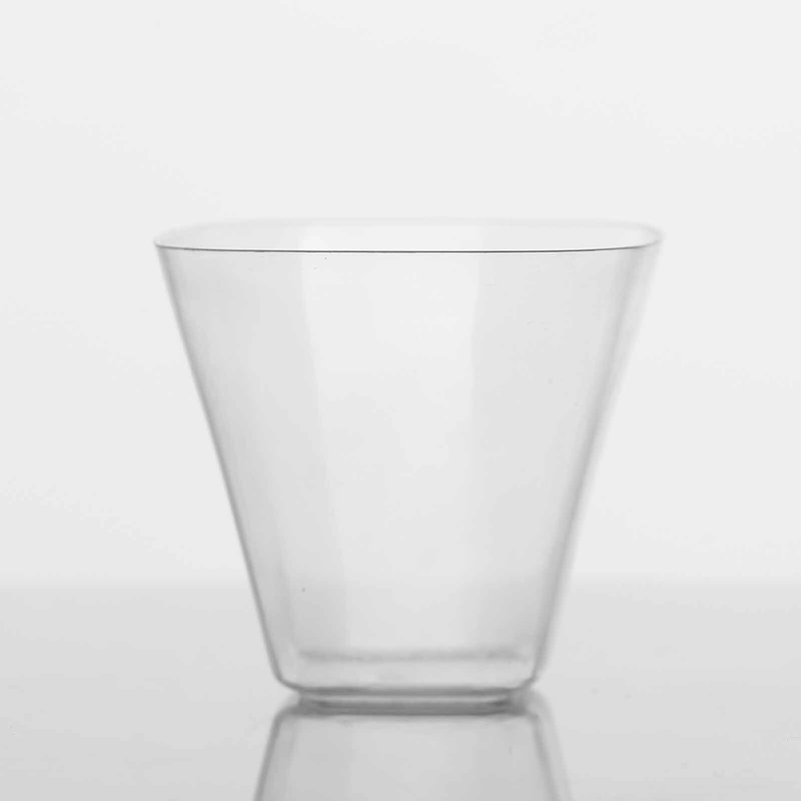 Clear Disposable Plastic Dessert Drink Cups GLASSES 4 oz Party Wedding Tableware