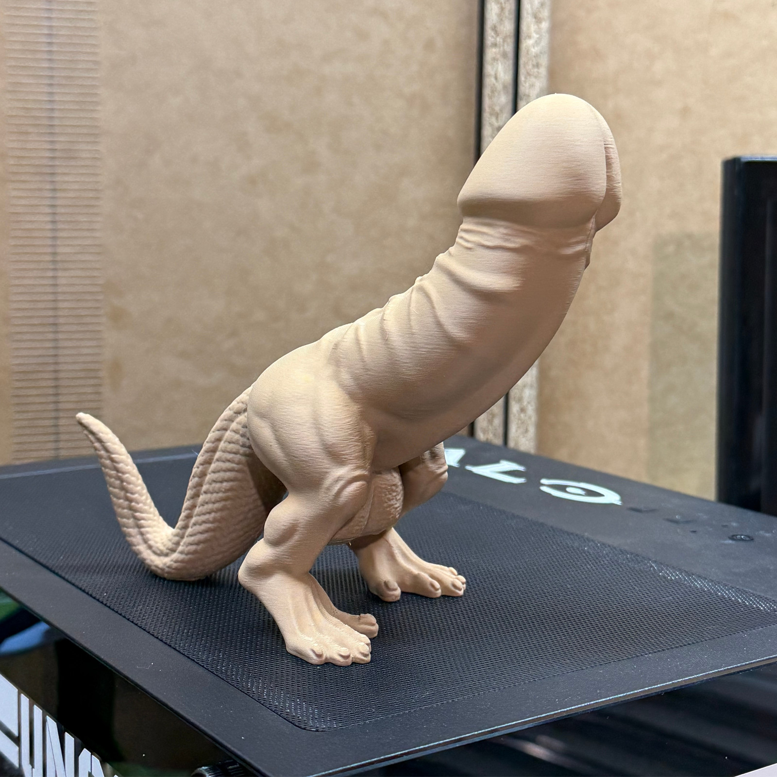 6 Inch Dino Cock Dickasaurus / T-Rex Adult Statue / Desk Ornament / 3D Print