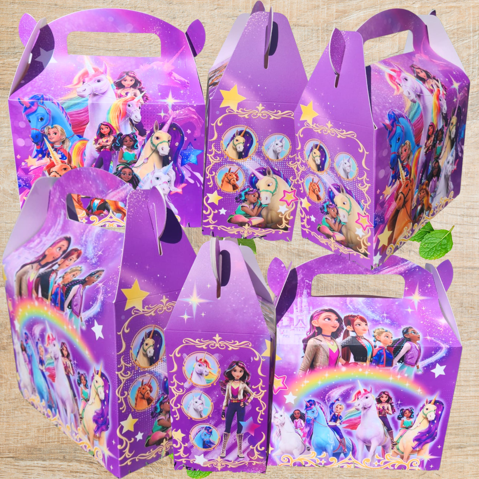 UNICORN ACADEMY PARTY SUPPLIES BIRTHDAY DECORATION BALLOON TABLEWARE SWIRL