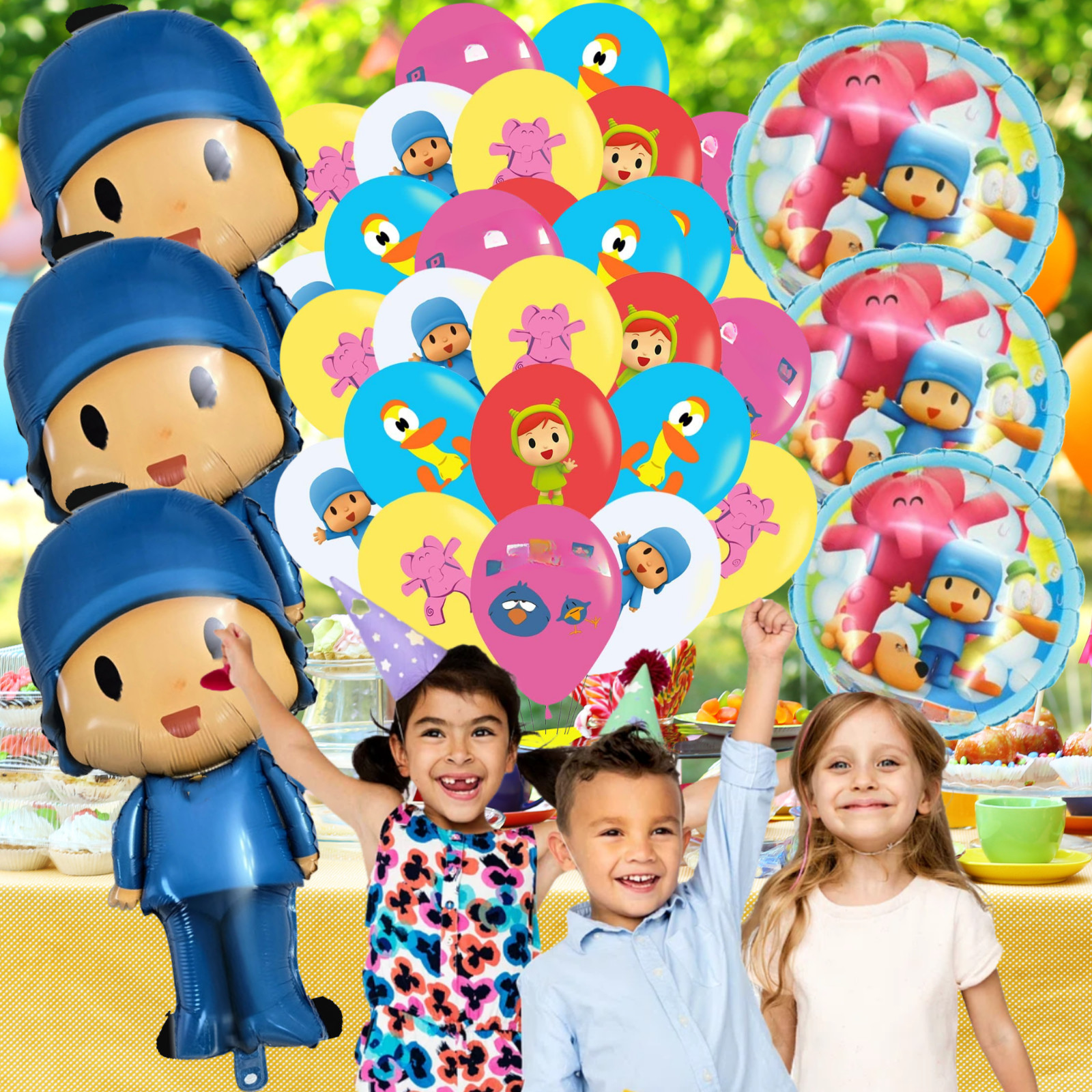 Pocoyo pato birthday party supplies favor centerpiece decoration event theme