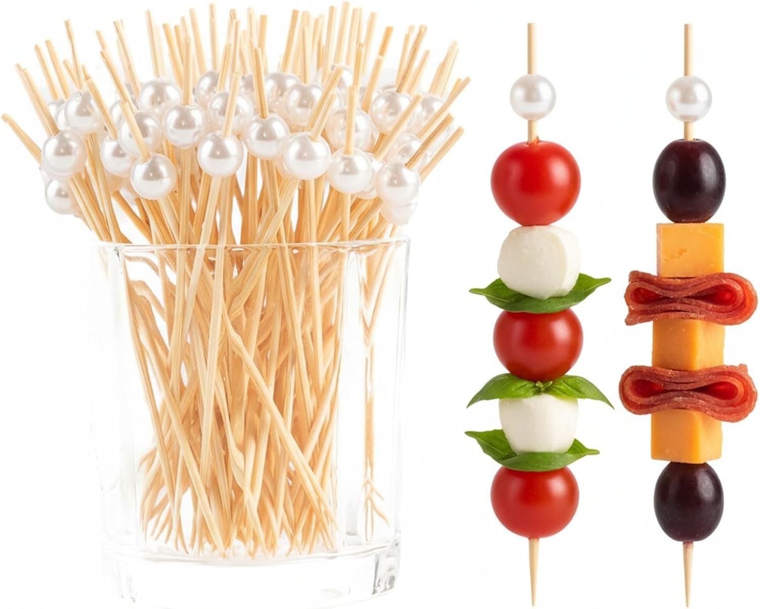 200 Pcs Cocktail Picks, 4.7 Inch Toothpicks for Appetizers Long Cocktail Appe…