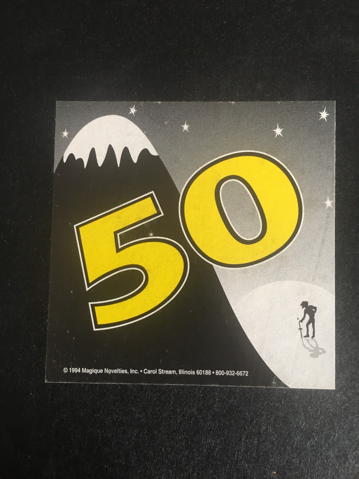 Over The Hill Coffin Gag Gift Box Novelty 50th Birthday 1994 Magique Novelty,New