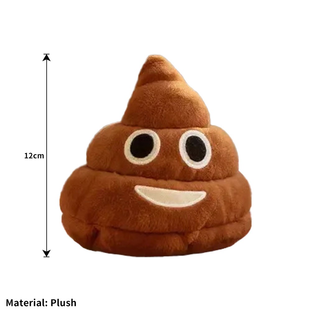 Funny Talking Poop Plush Toy,Makes Fart Sounds, Fake Poop Dog Toy GN