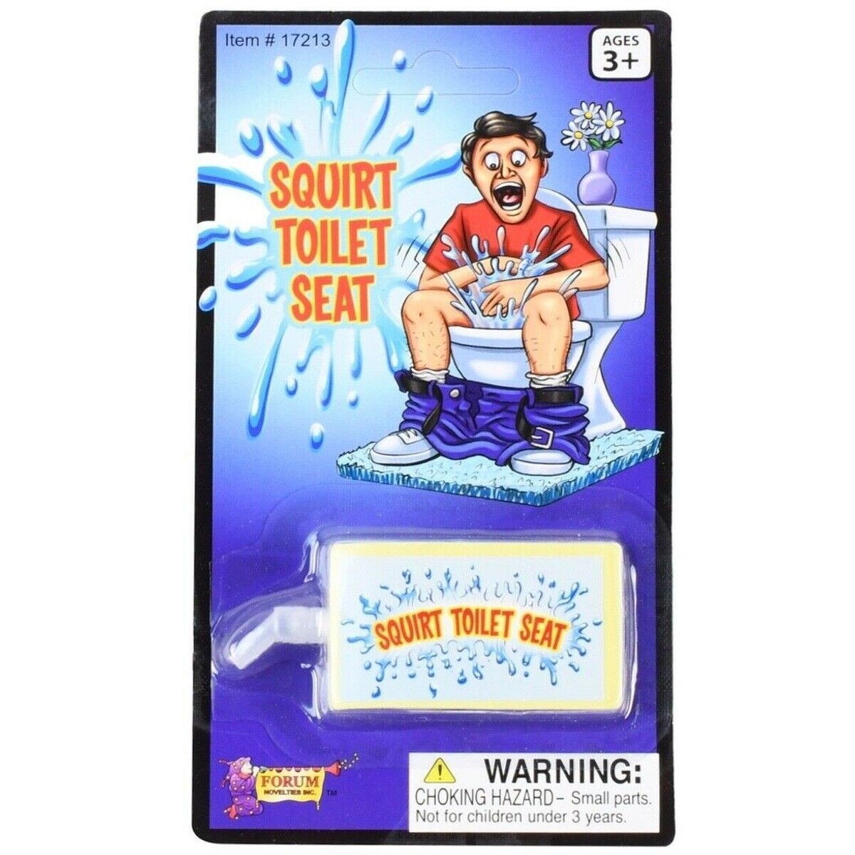 2 Toilet Seat Water Gun Squirt Prank Funny Practical Joke Bathroom Novelty Gag