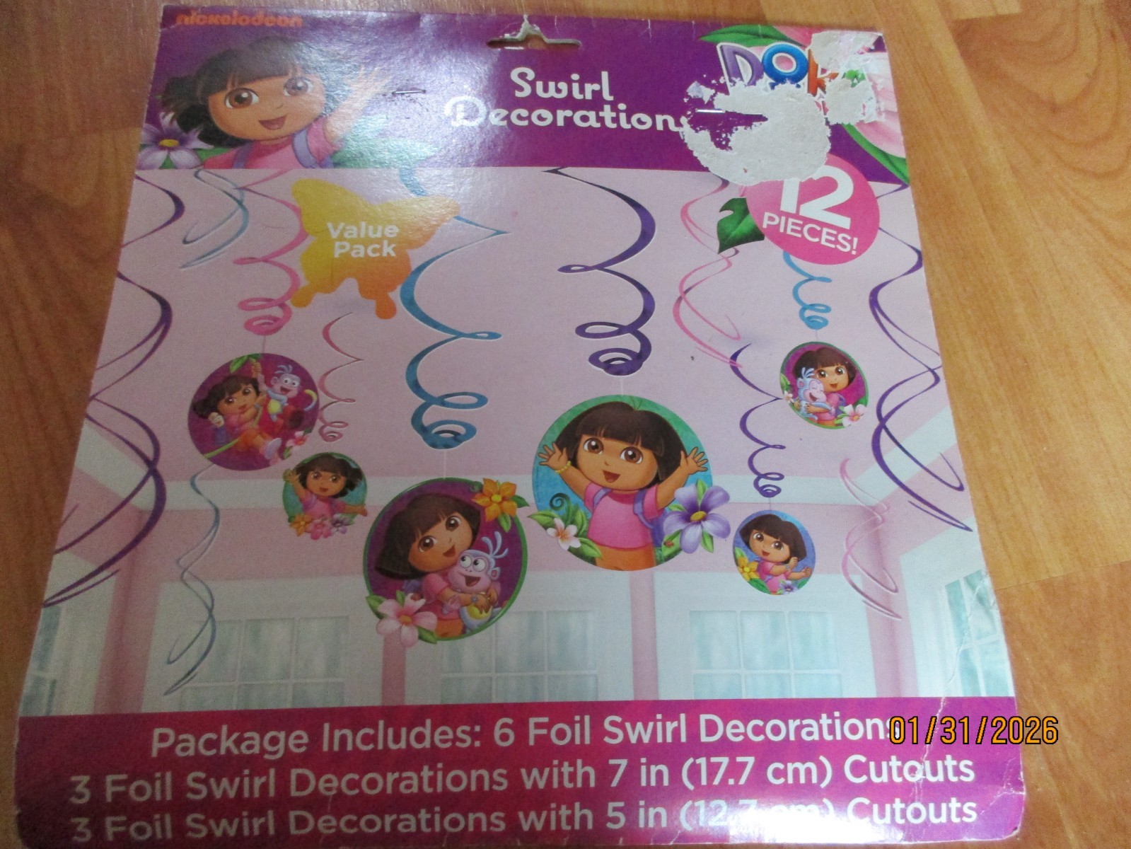 Dora’s Flower Adventure Birthday Party Supplies Multi-color 8pc Lot