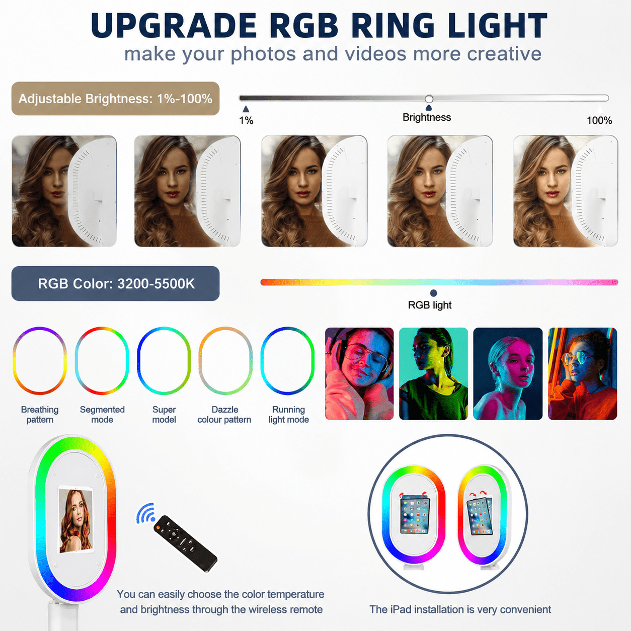 Portable Photo Booth Stand Selfie Photobooth Machine Party Wedding Event Rental