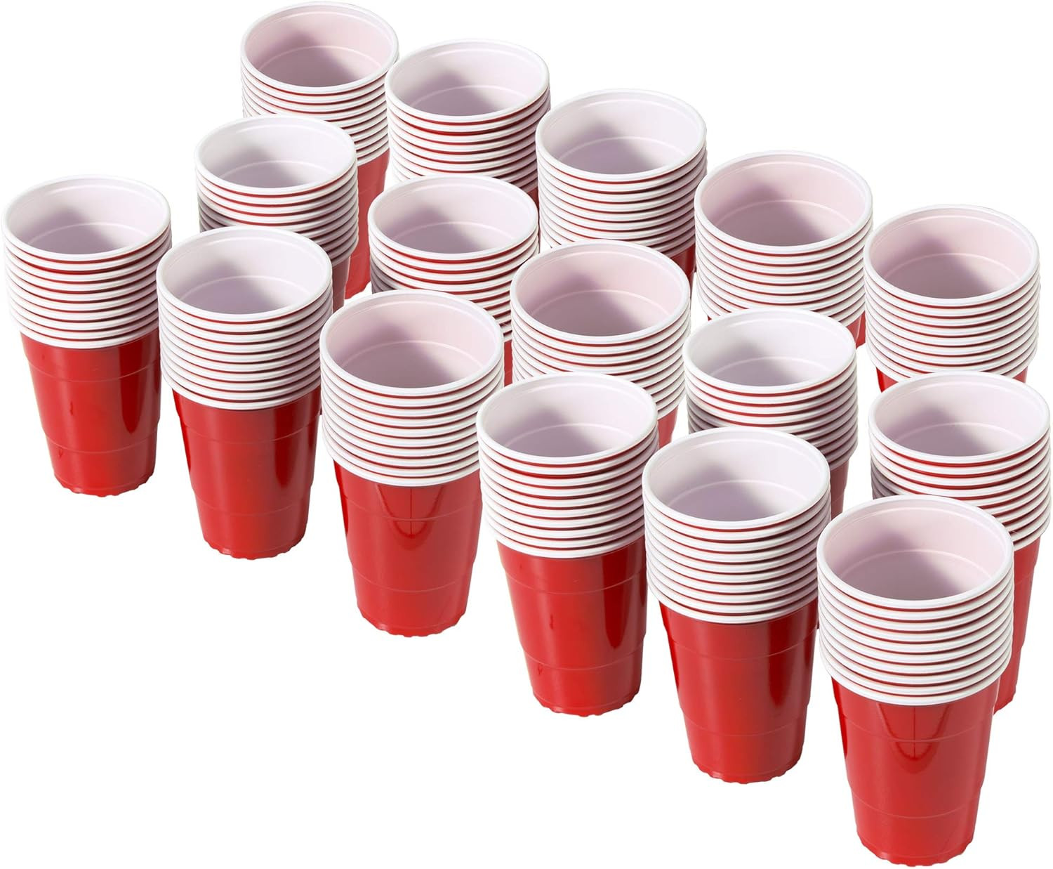 6 Oz Red Party Cups 160 Pack – Great for Parties, Tasting Flights and Games