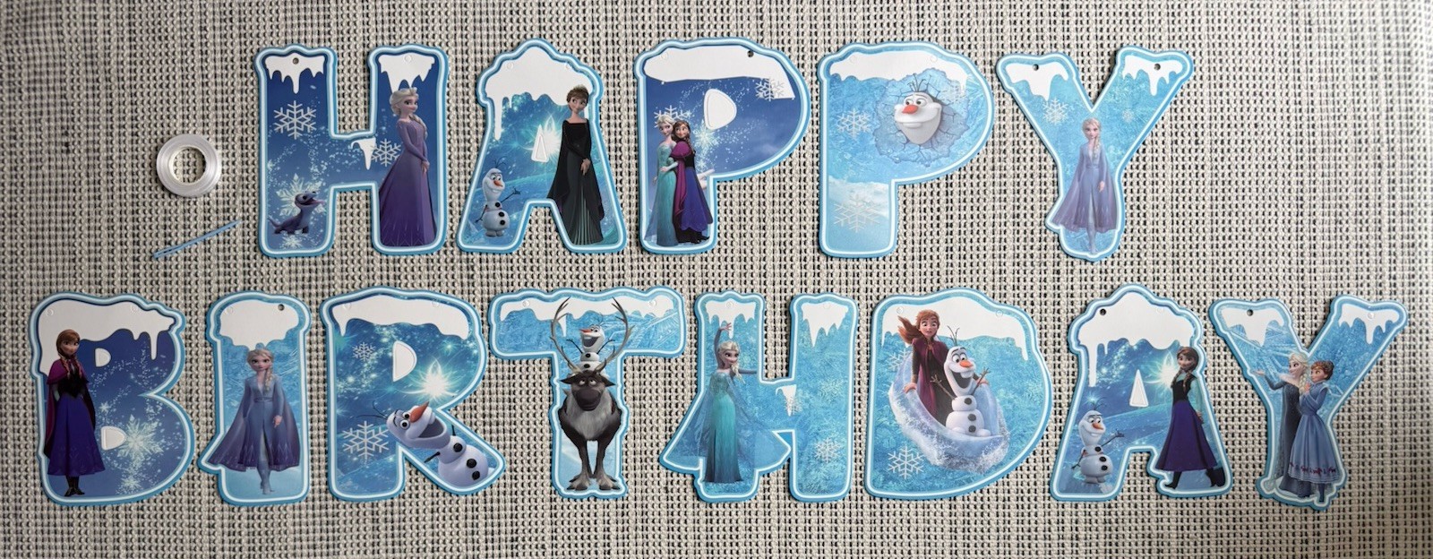 NEW 183Pcs Frozen/Frozen 2 Birthday Party Decor Banner Backdrop Balloons Toppers