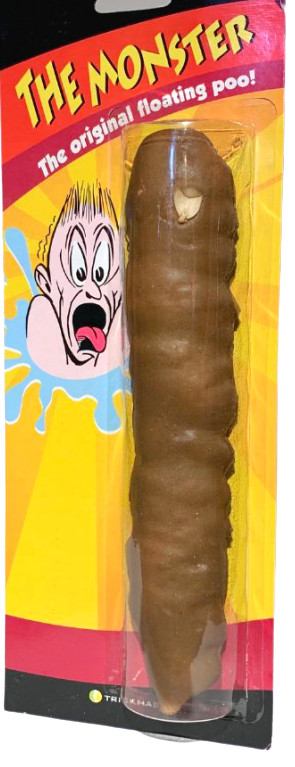 GIANT MONSTER POO Crap Fake Joke Prank POOP Turd Gag Rubber Dog Floating Jumbo