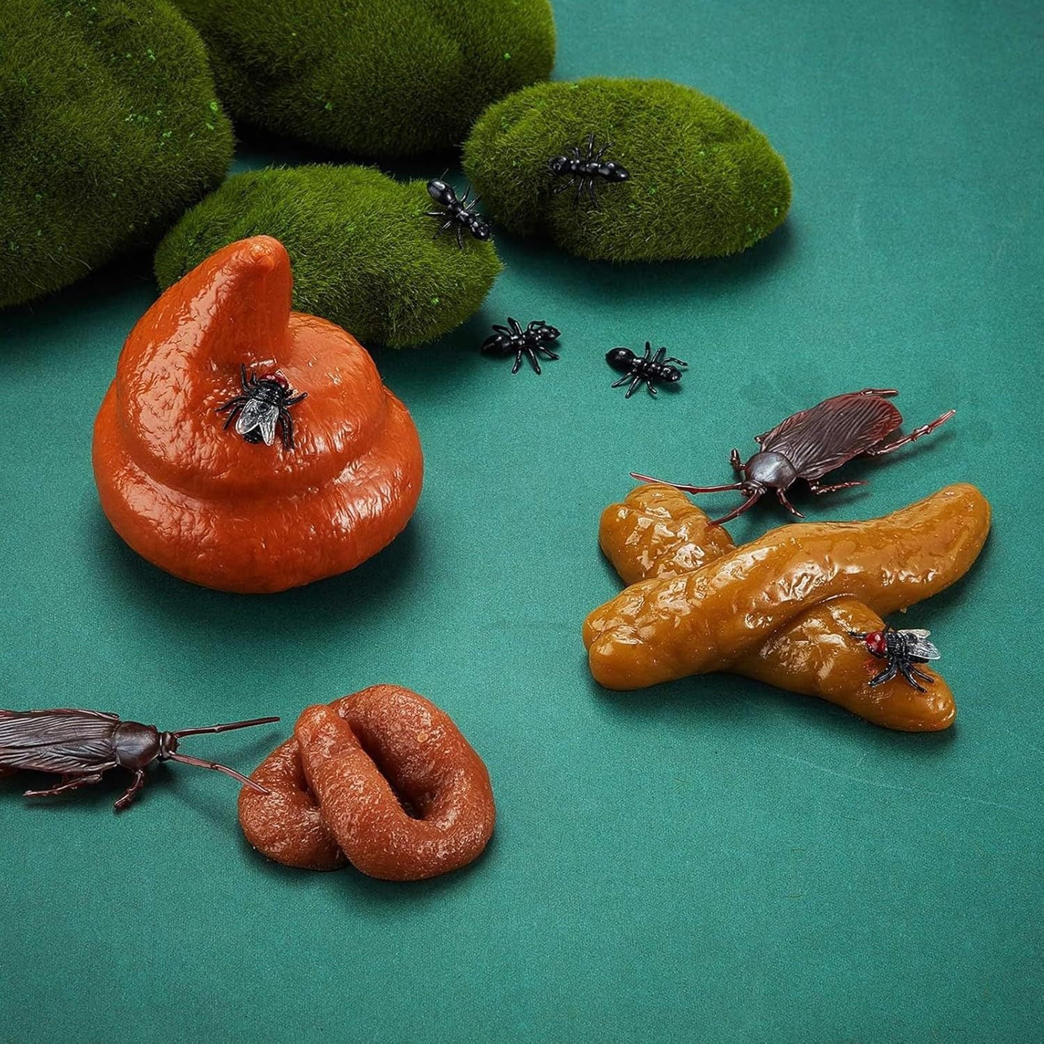 8 Pcs Fake Poop Realistic Dog Poop Toy Fake Turd Adult Gags and Practical