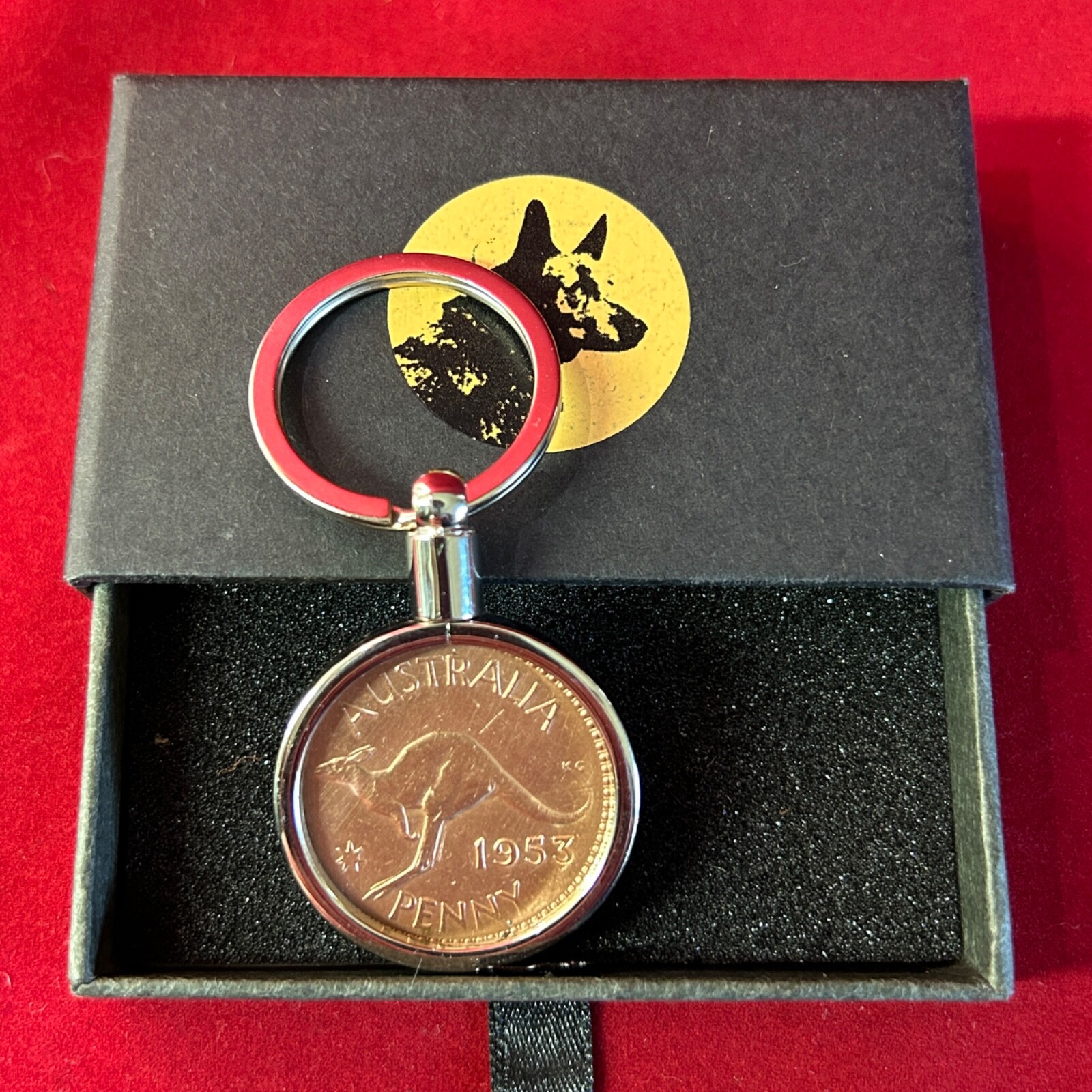 21st Birthday Anniversary Gift Present 2003 Australian Penny Keyring Key ring