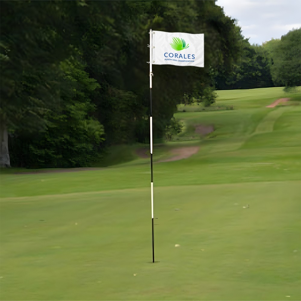 Corales Puntacana Championship Practic Putting Green Golf Pin Flag 13x20Inch