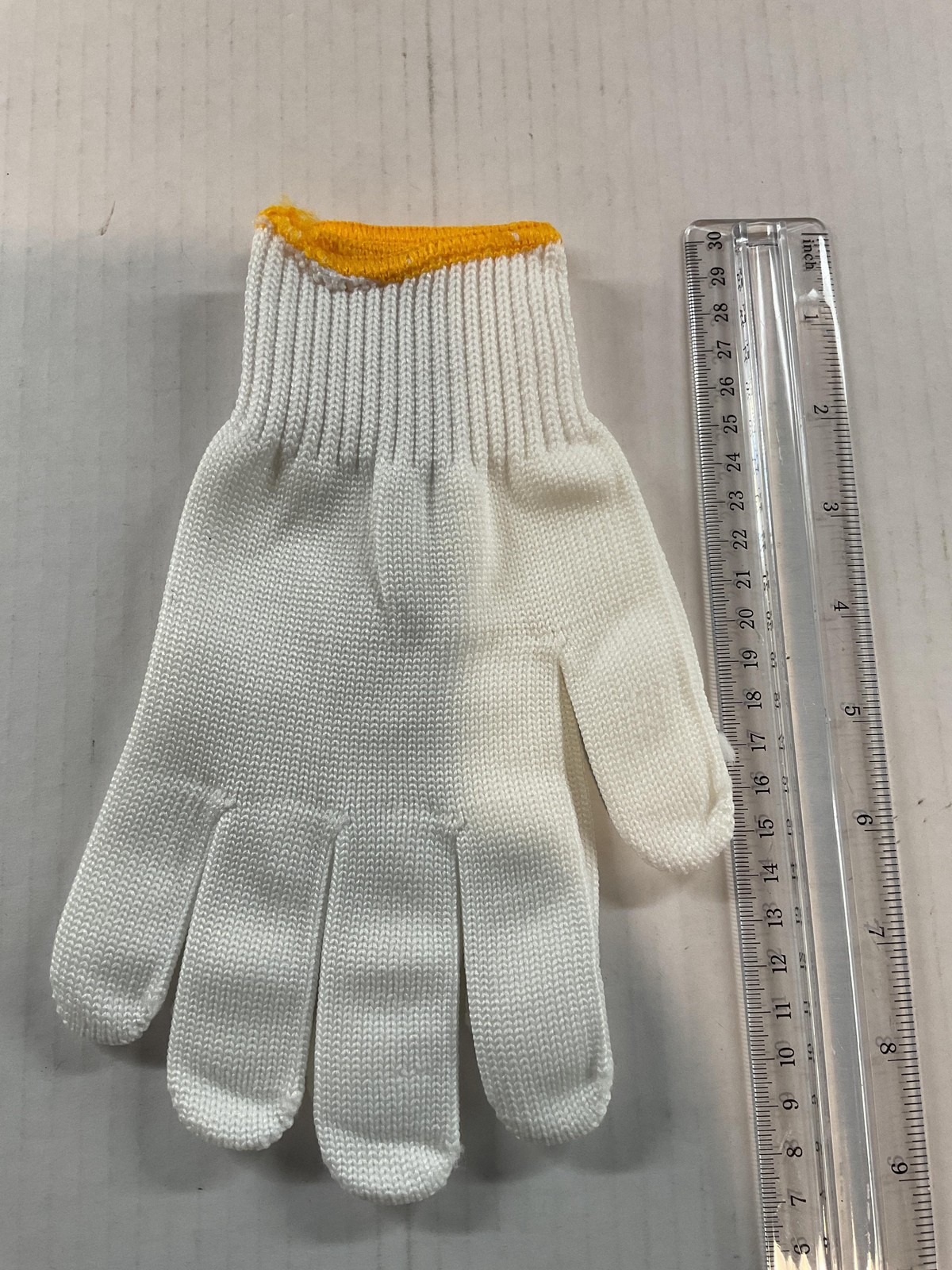 Adults One Size Fits All Jersey Cotton Soft White General Purpose Moving Gloves