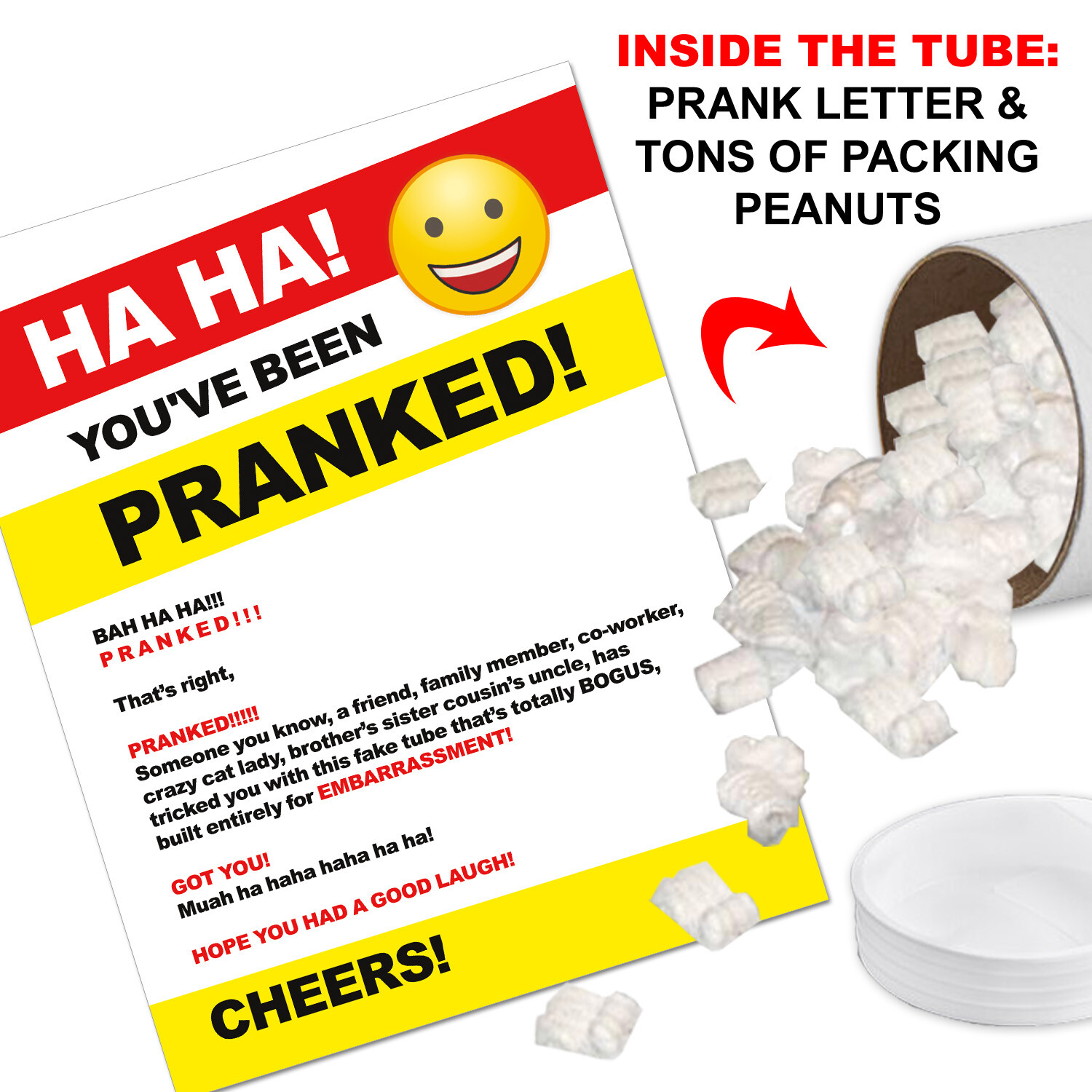 Double D Prank Tube Mailed Directly to your Friends to Embarrass Them!